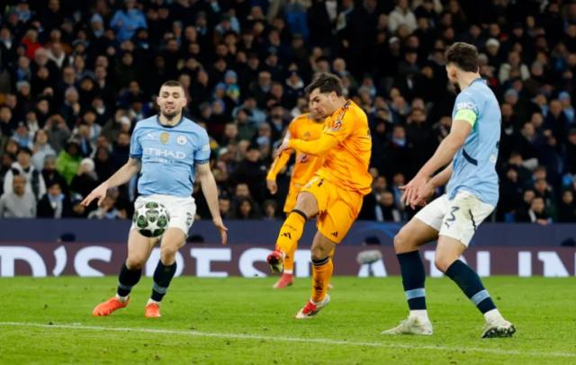 皇马曼城比烂大战，维尼修斯当得起世界第一